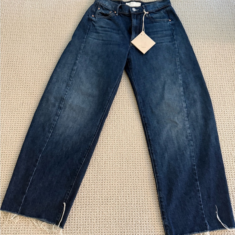 Mother Women's mid-rise Full Pipe Flood jeans NWT - Picture 7 of 10